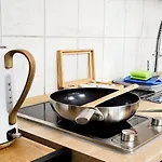 Komm - Terrasse- Parkplatz- Kueche- Boxspringbett Lejlighed Jena