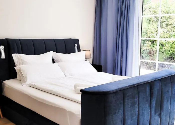 Komm - Terrasse- Parkplatz- Kueche- Boxspringbett Lejlighed *