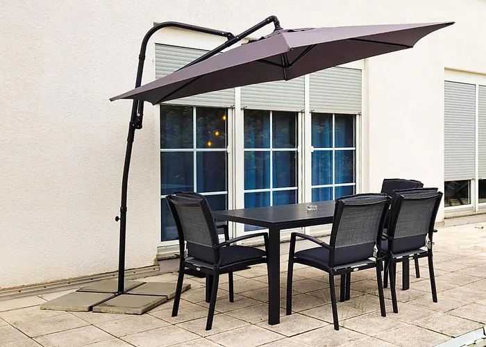 Komm - Terrasse- Parkplatz- Kueche- Boxspringbett Lejlighed *